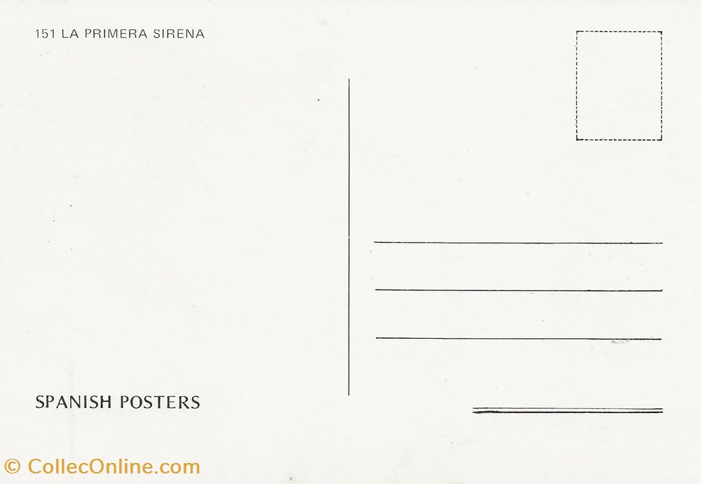 La primera sirena cartes postales autres la primera sirena