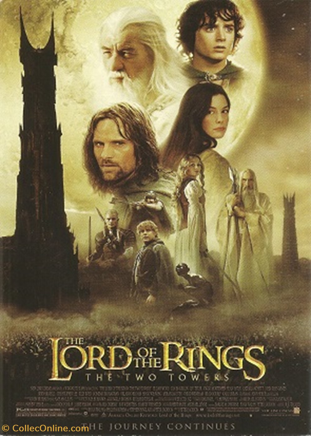 The lord of the rings : the two towers cartes postales autres the lord of the rings the two towers