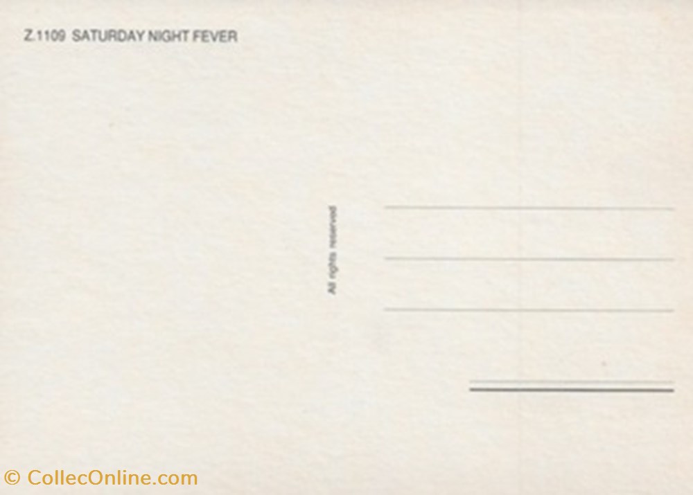 cartes postales autres saturday night fever