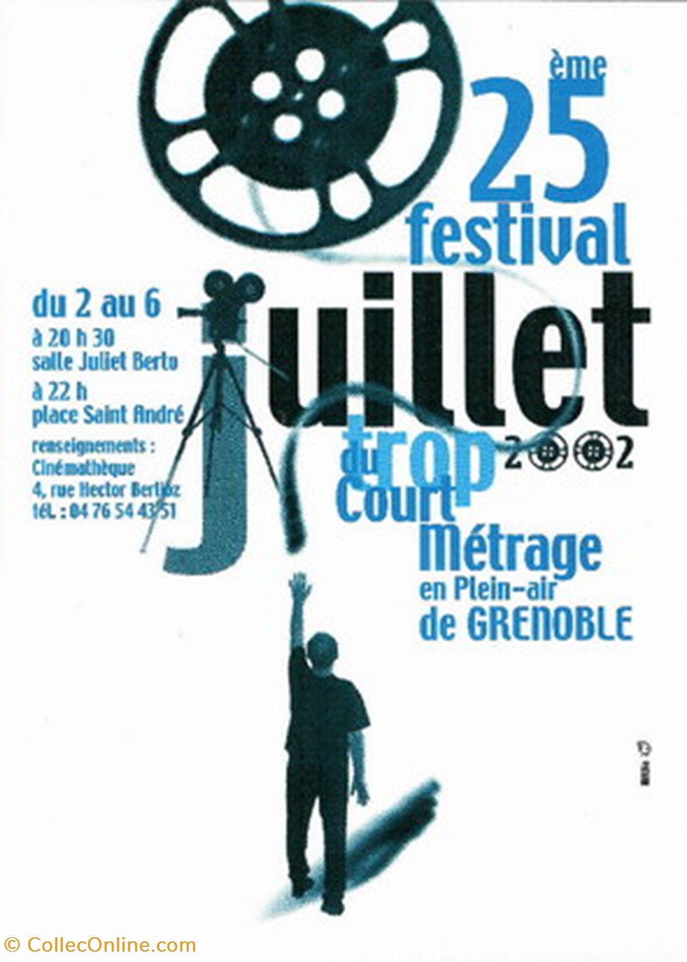 cartes postales autres grenoble festival du court metrage de plein air 2002