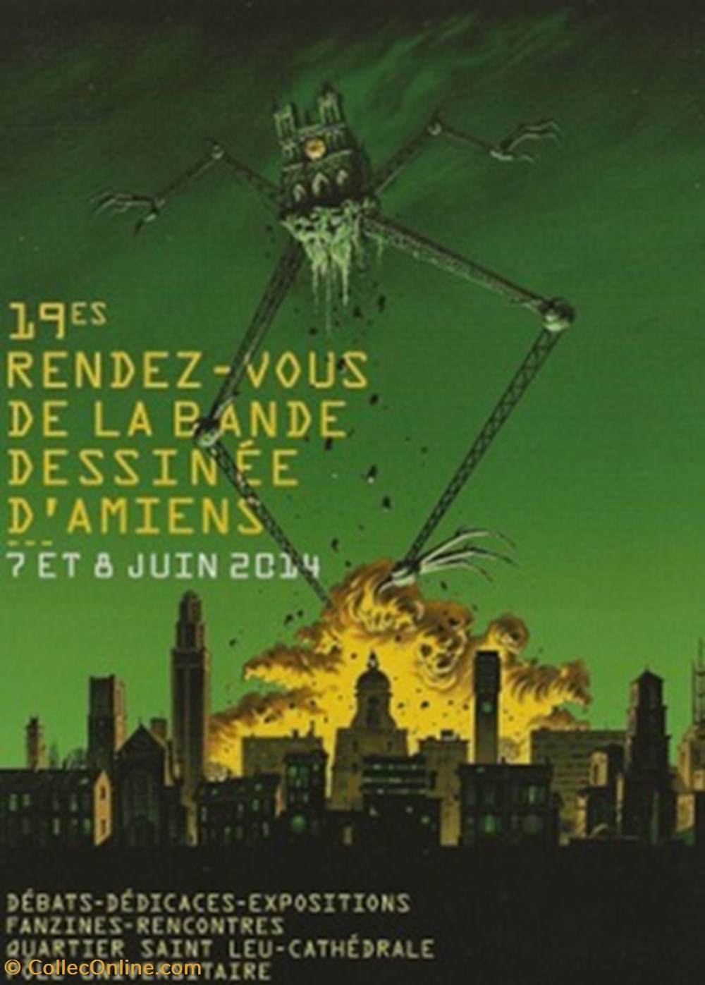 Amiens (80) 2014 cartes postales bande dessinee amiens 80 2014