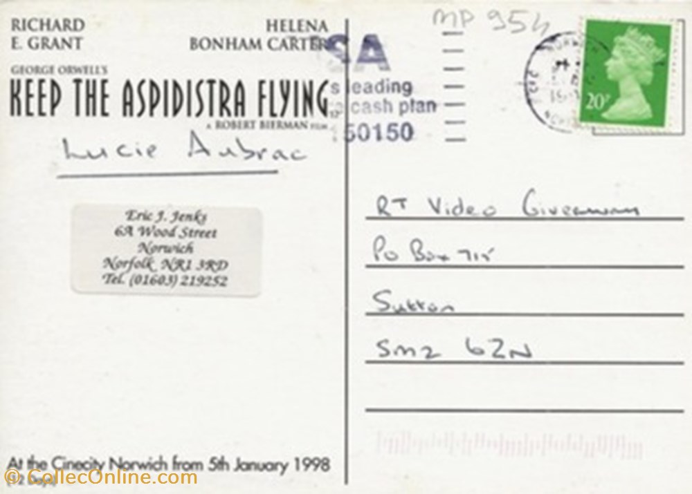 Keep the aspidistra fllying cartes postales autres keep the aspidistra fllying