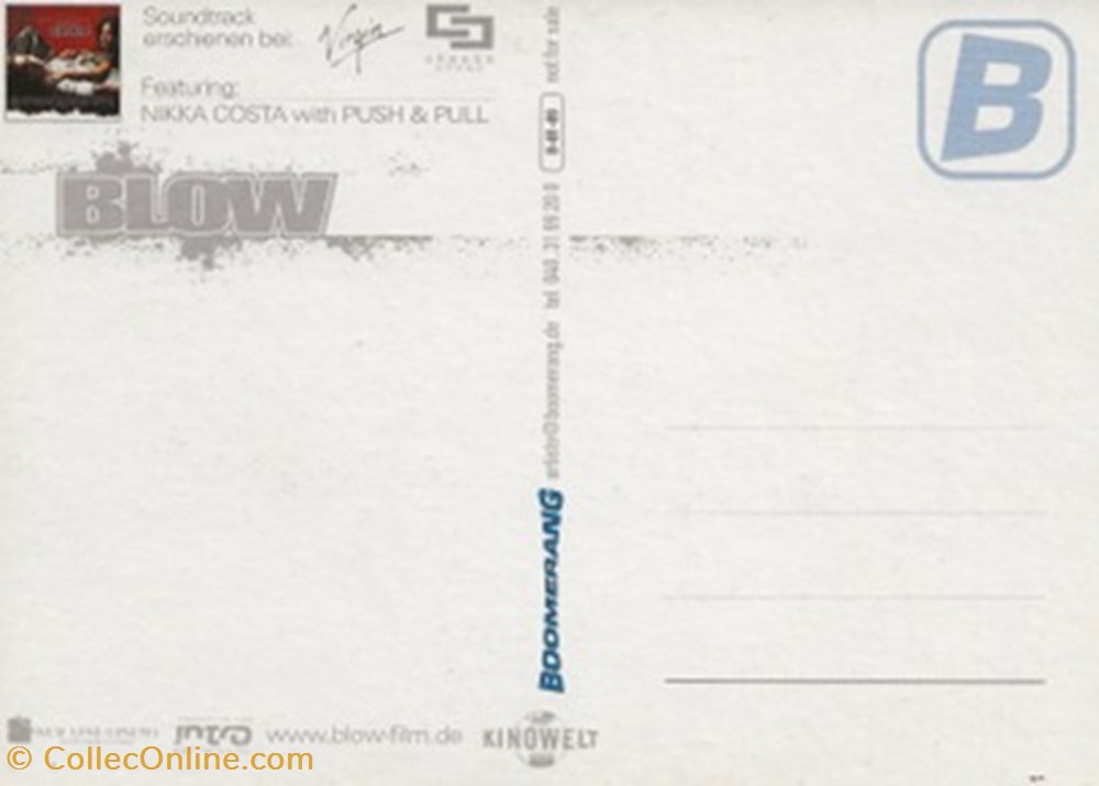 Blow cartes postales autres blow