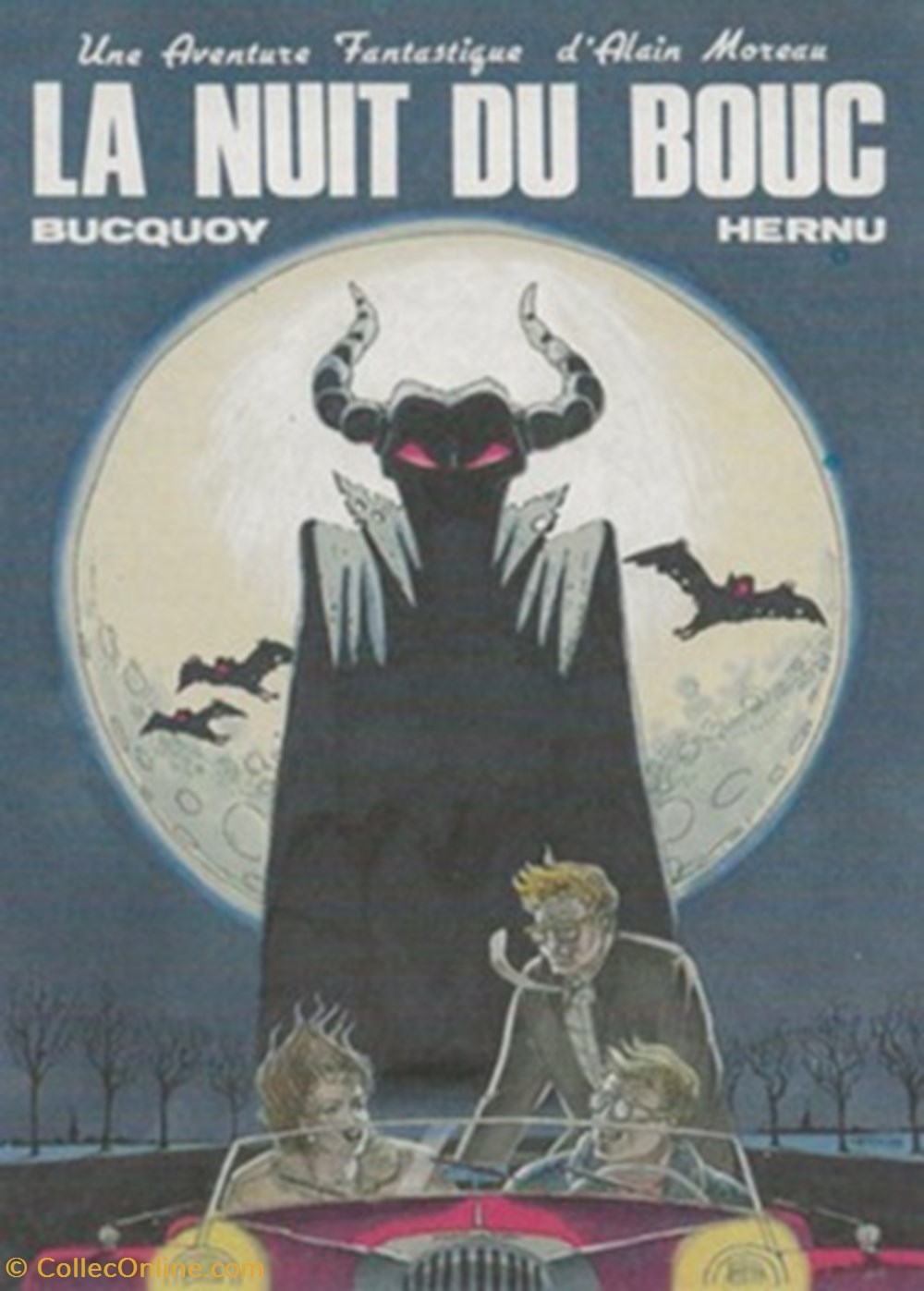 cartes postales bande dessinee la nuit du bouc