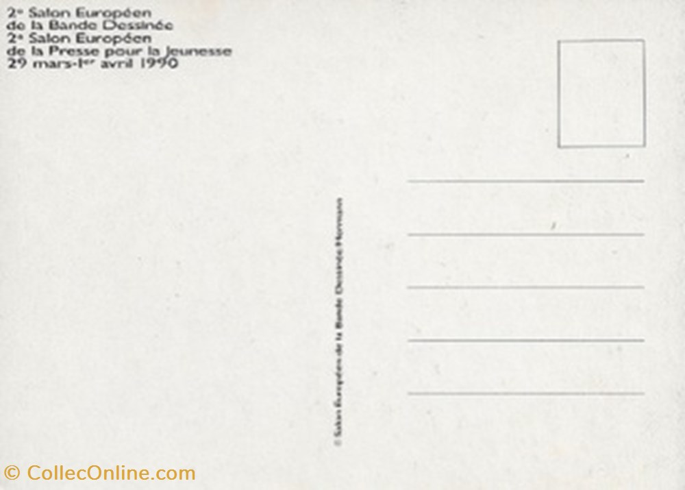 cartes postales bande dessinee grenoble 38 1990