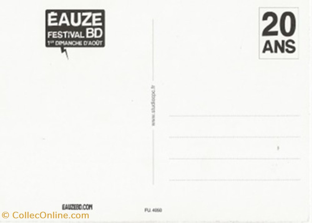 Eauze (32) 2011 cartes postales bande dessinee eauze 32 2011