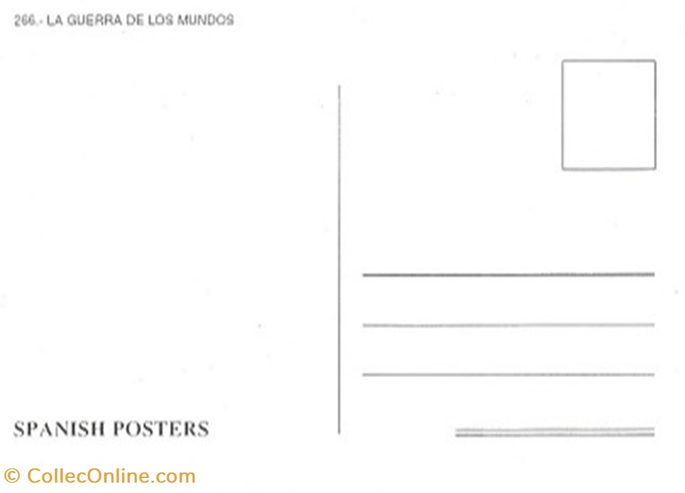 cartes postales autres la guerra de los mundos