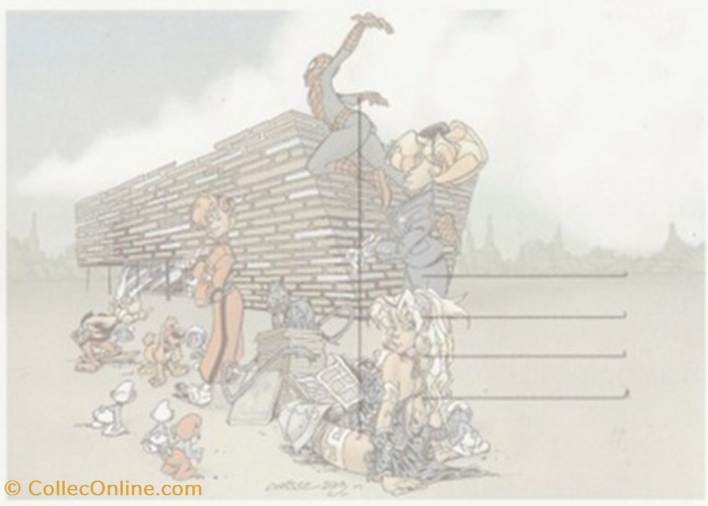 Igny (91) 2013 cartes postales bande dessinee igny 91 2013