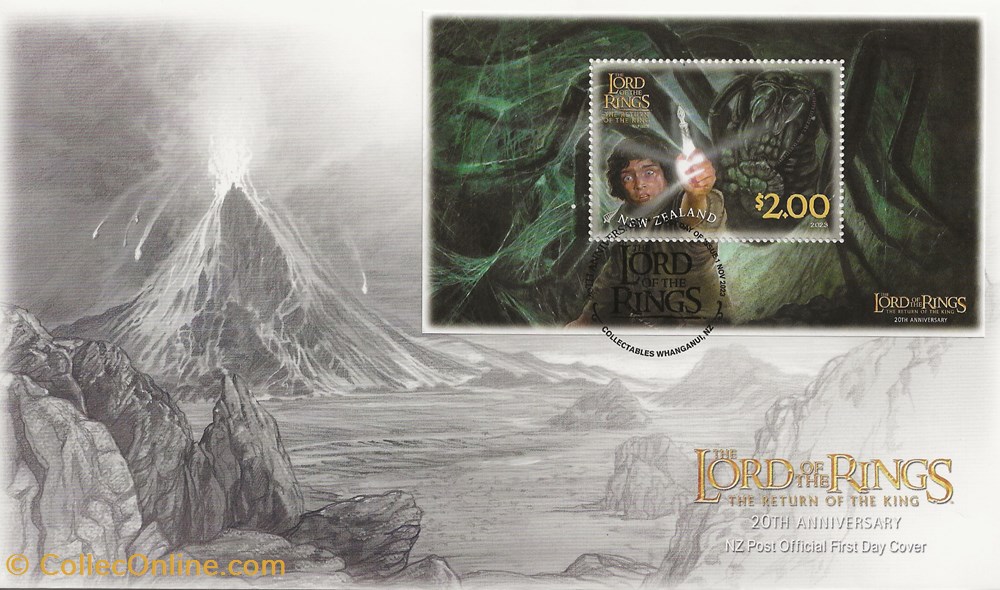 Wanganui (Nouvelle Zélande) 2023 The lord of the rings, the return of the king timbres wanganui nouvelle zelande 2023 the lord of the rings the return of the king