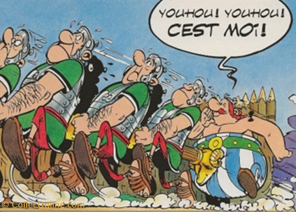 Astérix cartes postales bande dessinee asterix