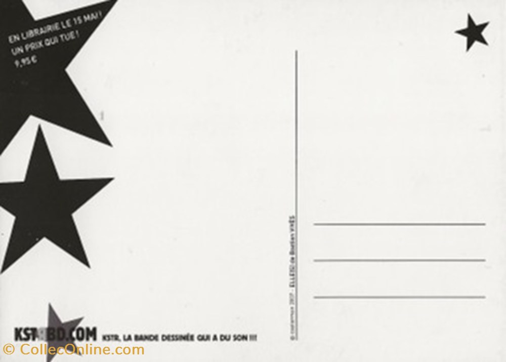 KSTR éditions cartes postales bande dessinee kstr editions