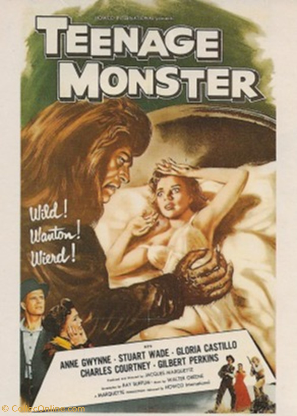 cartes postales autres teenage monster