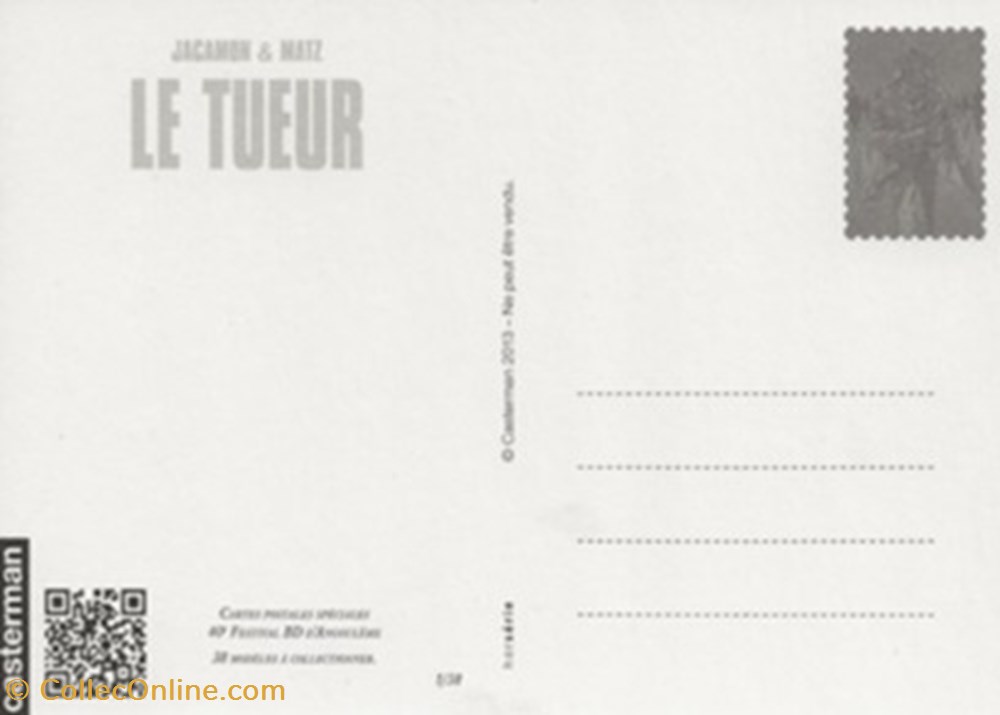 Le tueur cartes postales bande dessinee le tueur