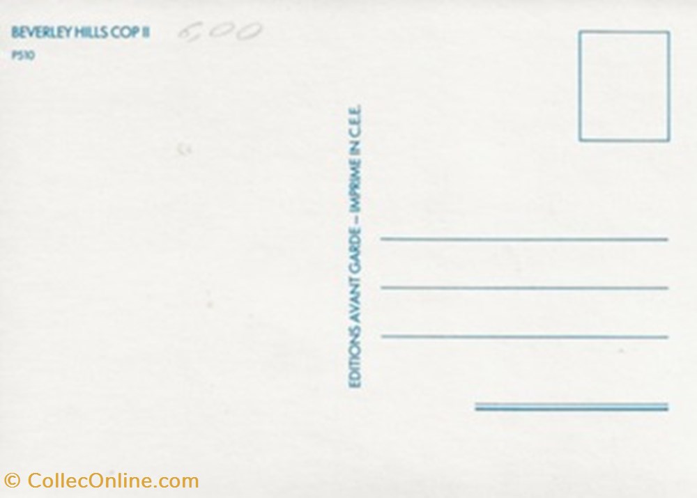 Beverly Hills cop II cartes postales autres beverly hills cop ii