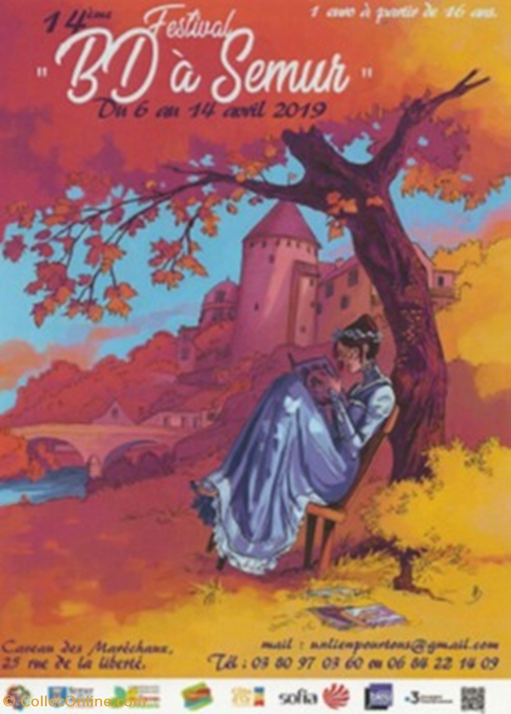 cartes postales bande dessinee semur en auxois 21 2019