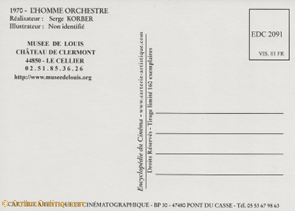 L'homme orchestre cartes postales autres l homme orchestre