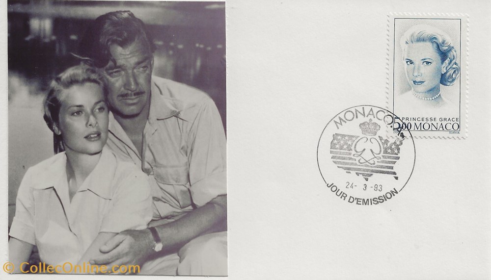 Monaco (Principauté de Monaco) 1993 Princesse Grace timbres monaco principaute de monaco 1993 princesse grace