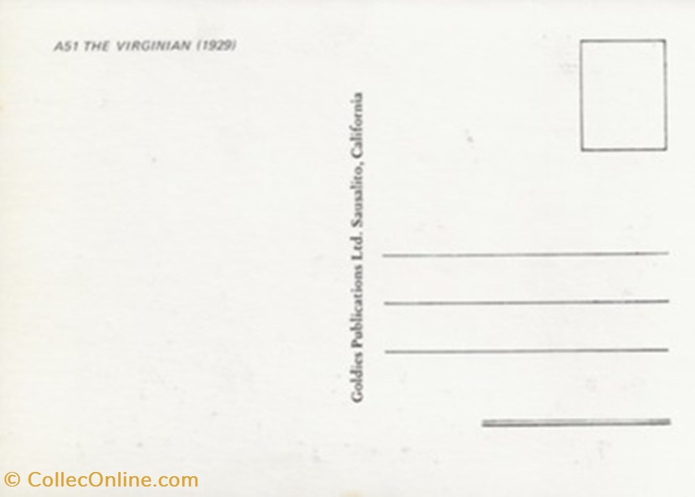 cartes postales autres the virginian
