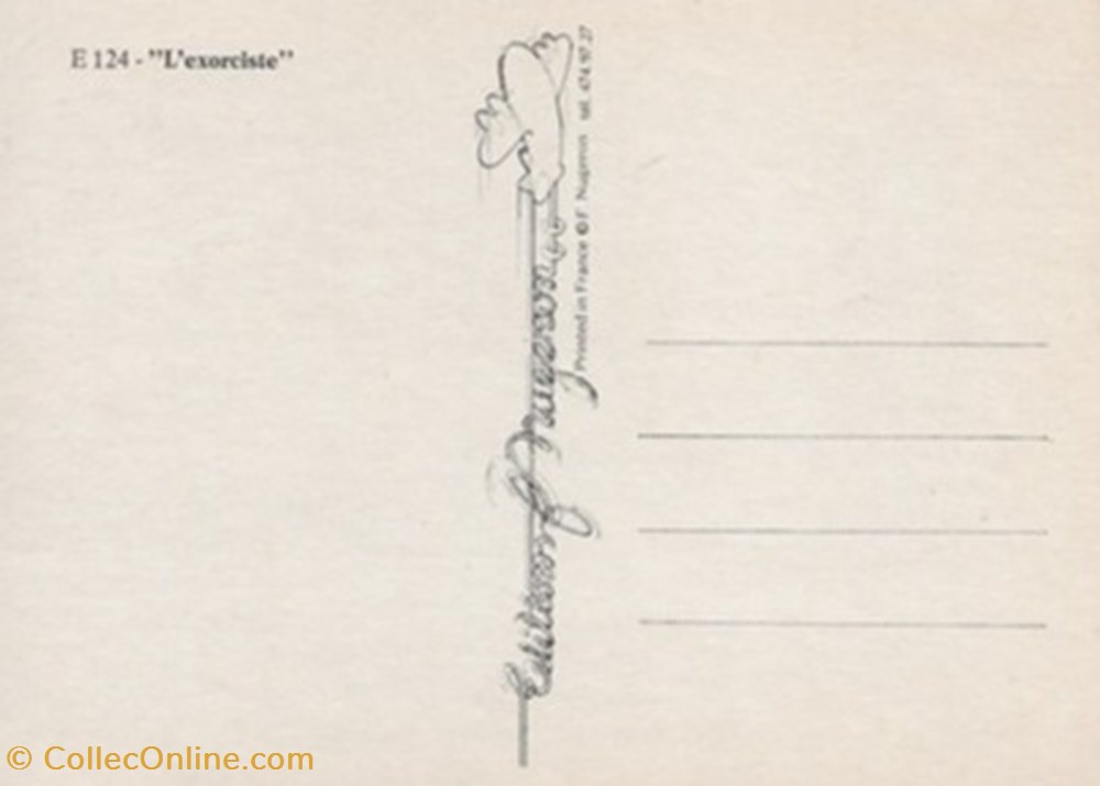 L'exorciste cartes postales autres l exorciste