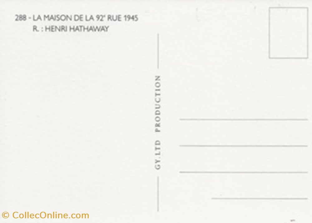 cartes postales autres la maison de la 92eme rue