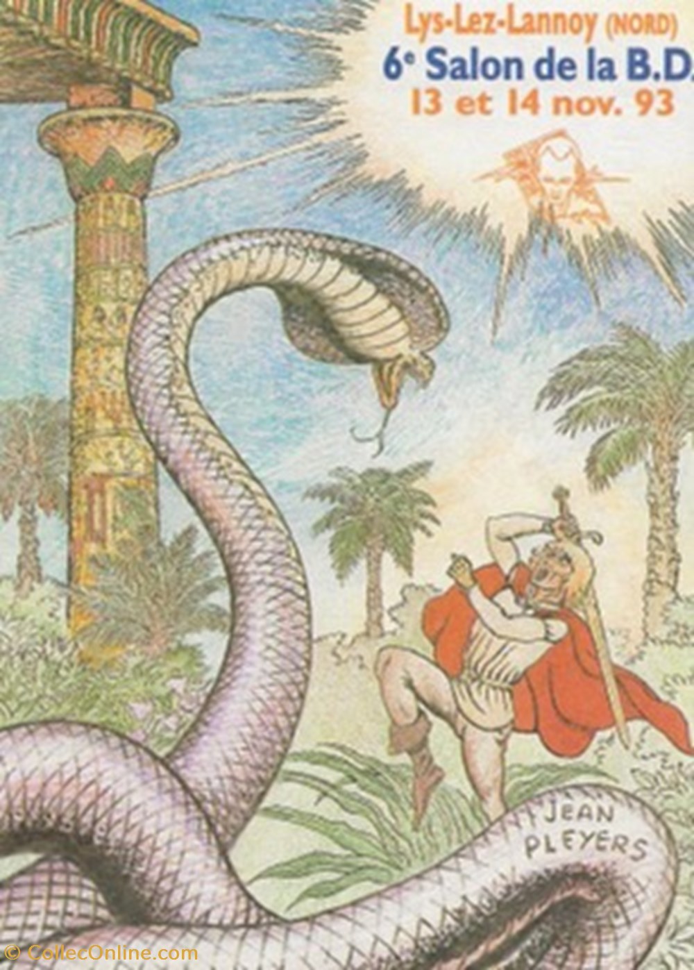 Lys-Lez-Lannoy (59) 1993 cartes postales bande dessinee lys lez lannoy 59 1993