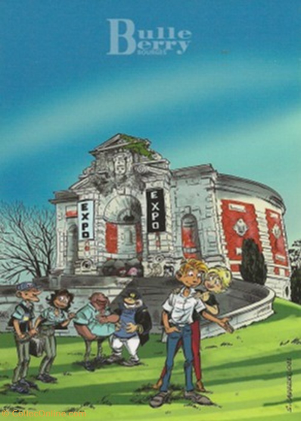 Bourges (18) 2011 cartes postales bande dessinee bourges 18 2011