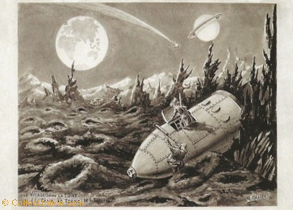 ZZ Méliès Le voyage dans la lune (5) cartes postales autres zz melies le voyage dans la lune 5