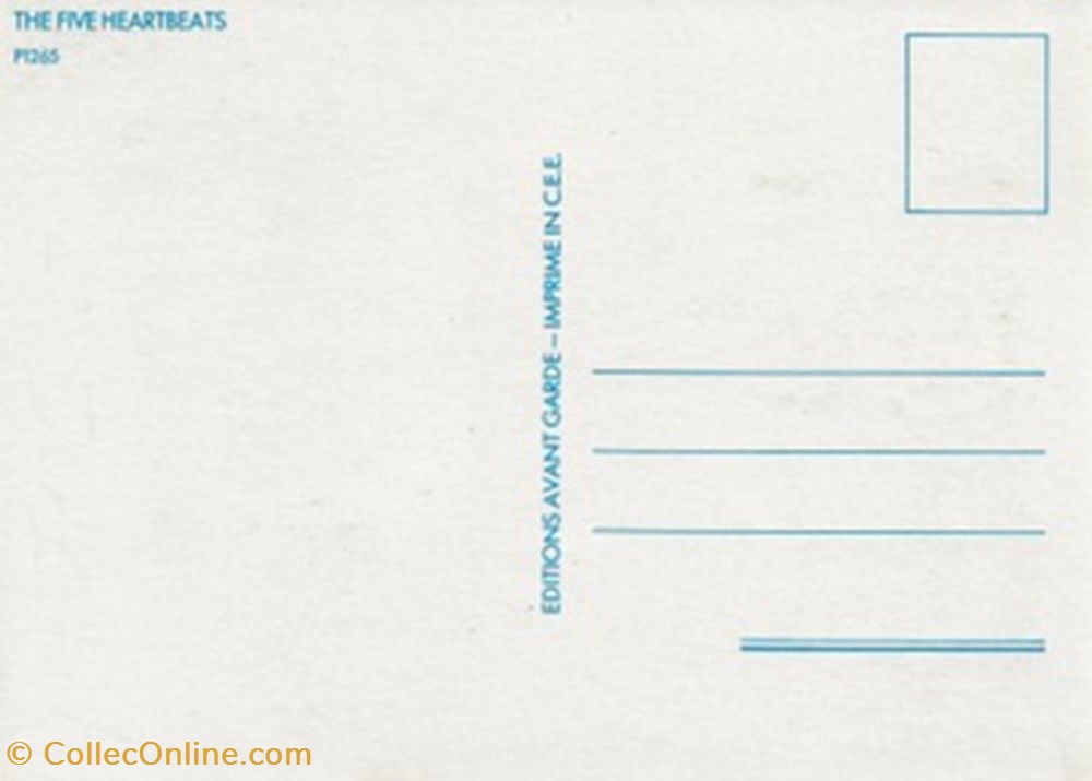 The five heartbeats cartes postales autres the five heartbeats