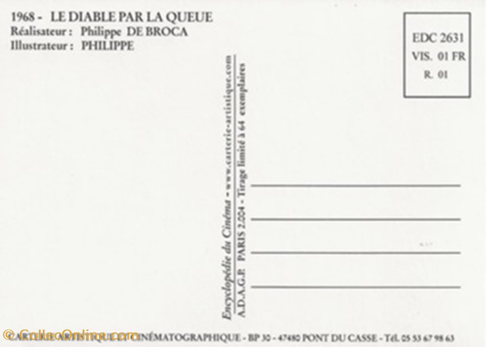 Le diable par la queue cartes postales autres le diable par la queue