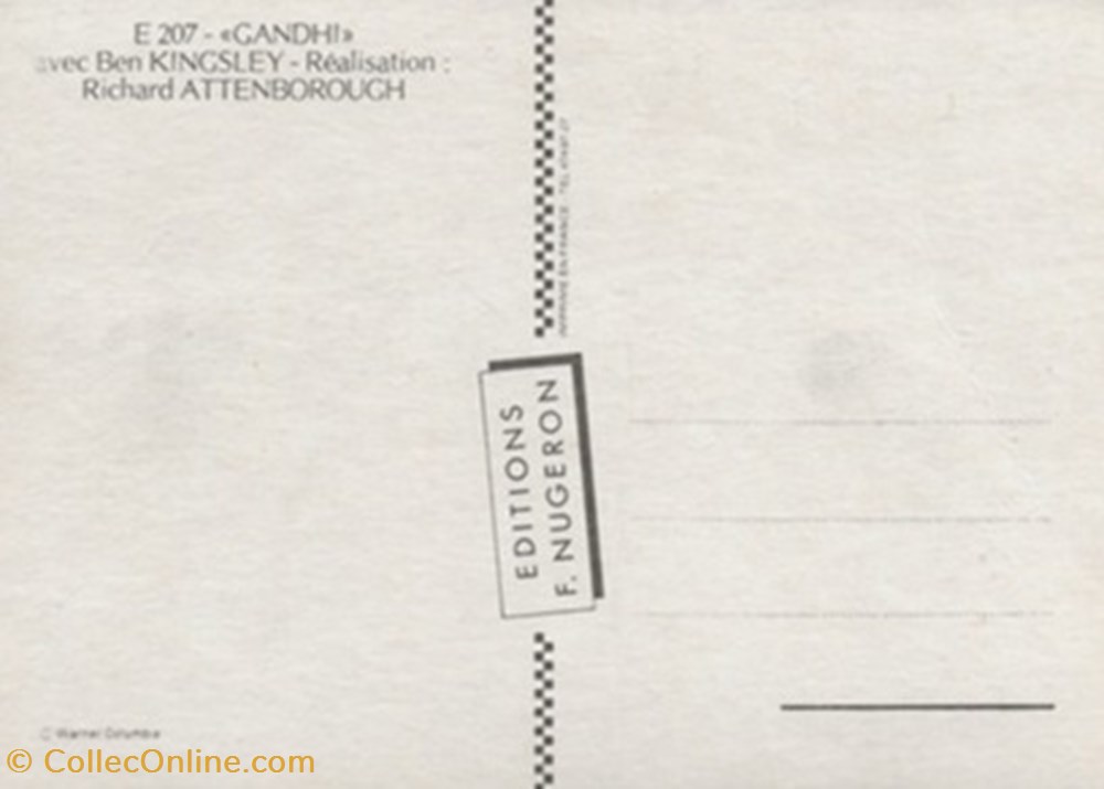 cartes postales autres gandhi