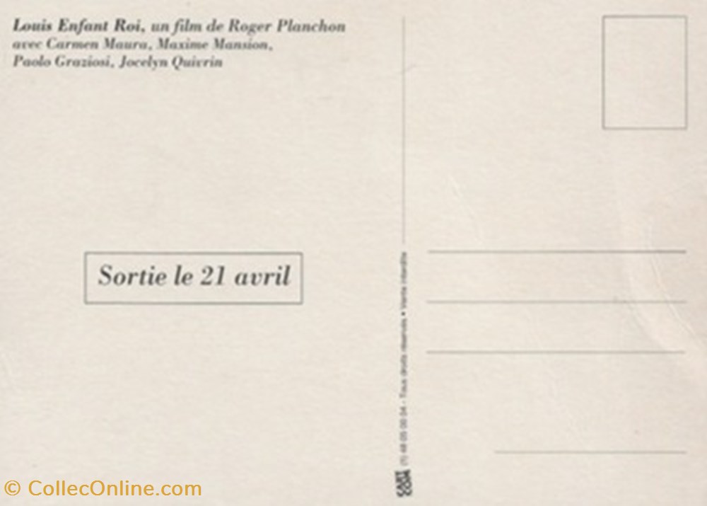 cartes postales autres louis enfant roi