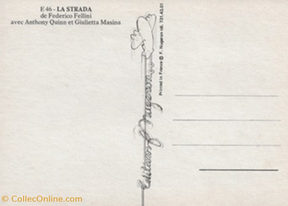 La strada cartes postales autres la strada