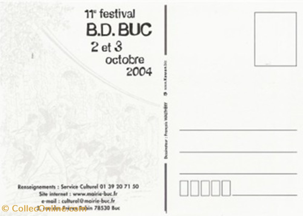 cartes postales bande dessinee buc 78 2004