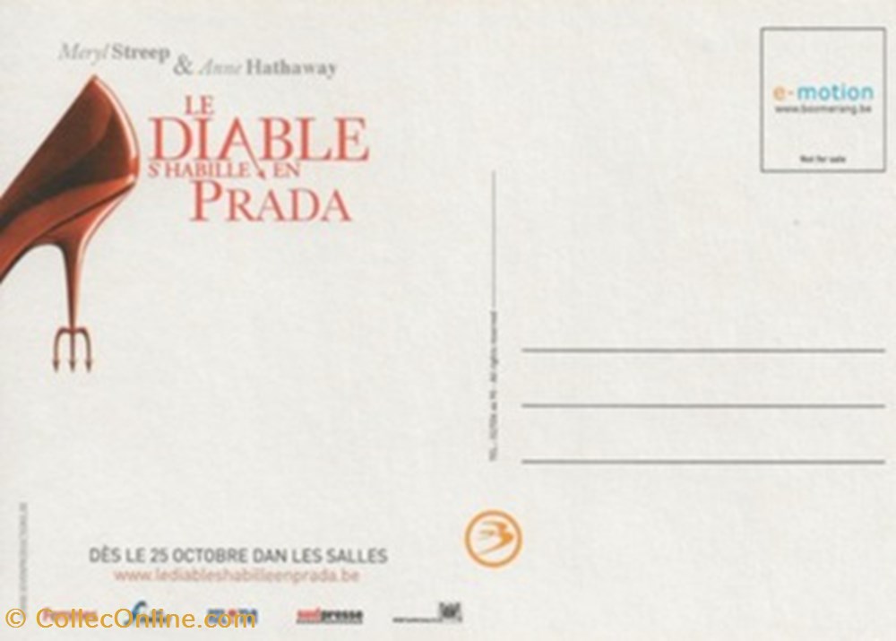 Le diable s'habille en Prada cartes postales autres le diable habille en prada