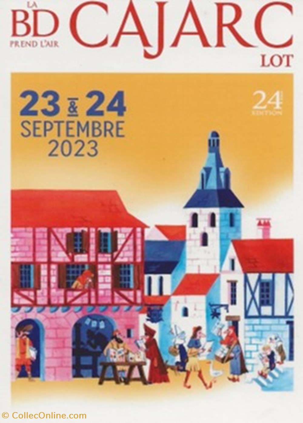 Cajarc (46) 2023 cartes postales bande dessinee cajarc 46 2023