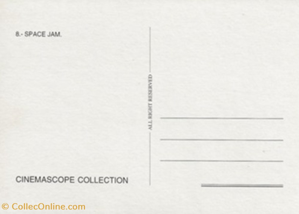 Space jam cartes postales autres space jam