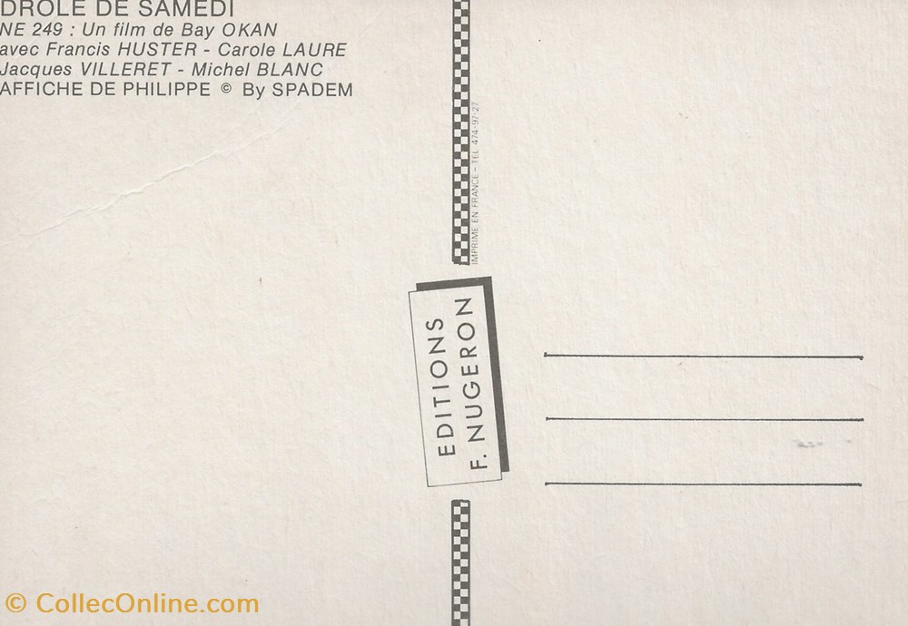 Drôle de samedi cartes postales autres drole de samedi