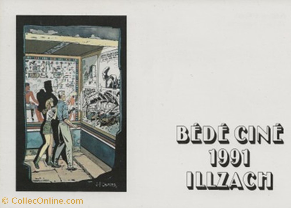 Illzach (68) 1991 cartes postales bande dessinee illzach 68 1991