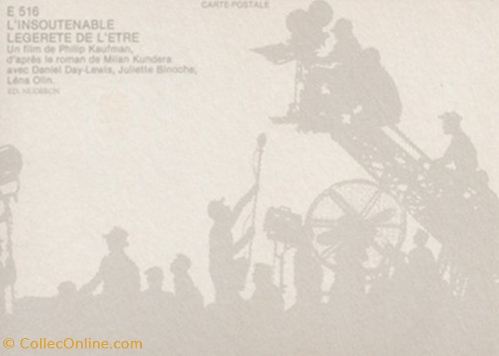 L'insoutenable legèreté de l'être cartes postales autres l insoutenable legerete de etre