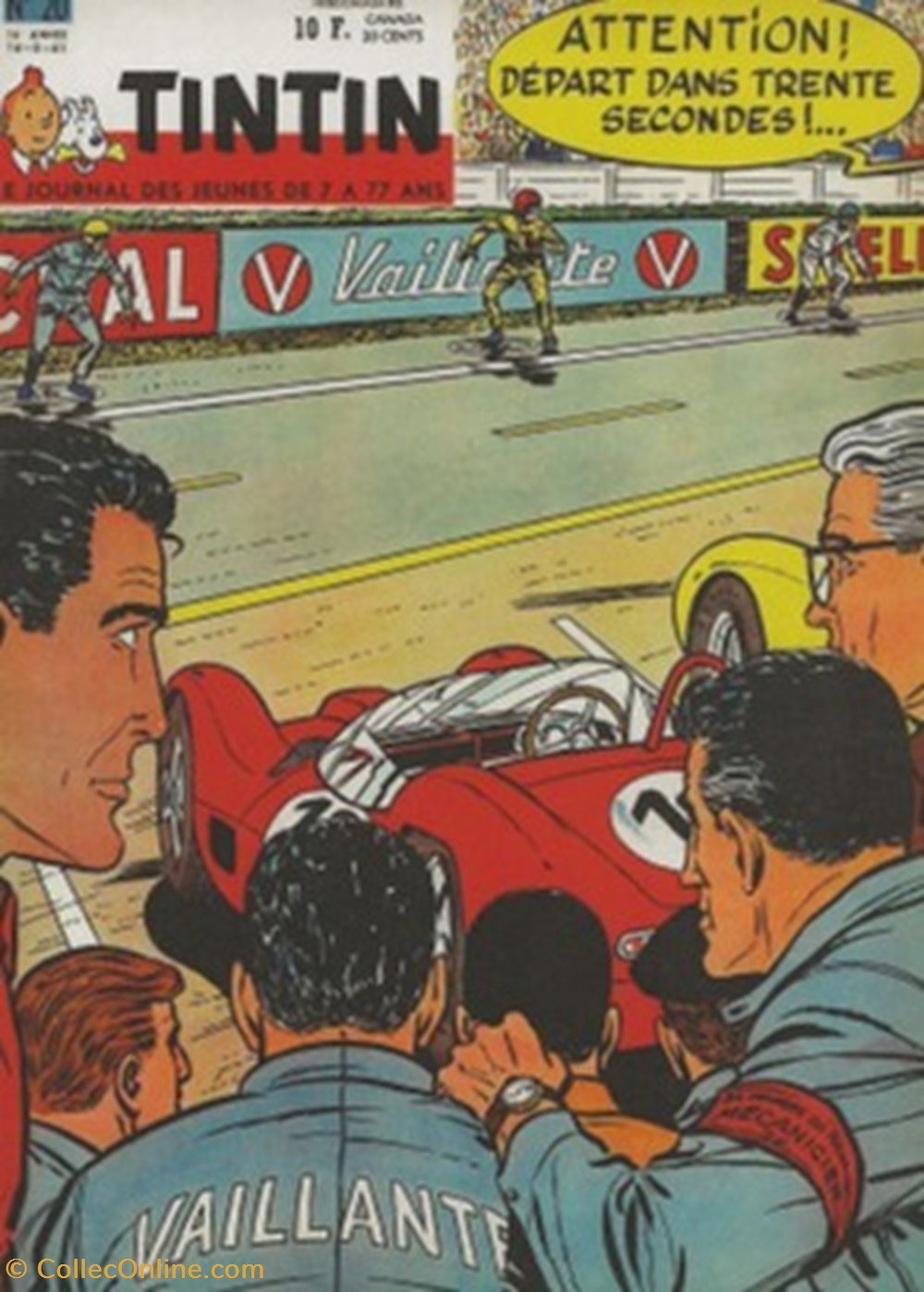Michel Vaillant album Tintin cartes postales bande dessinee michel vaillant album tintin