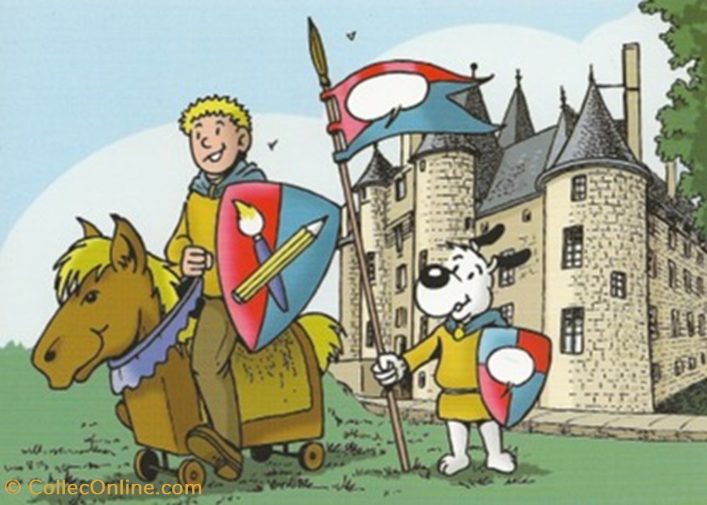 cartes postales bande dessinee liguge 86 2013