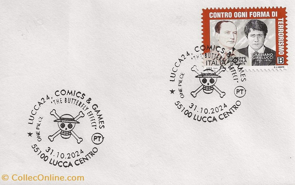 Lucca (Italie) 2024 Lucca comics & games 5 timbres lucca italie 2024 lucca comics games