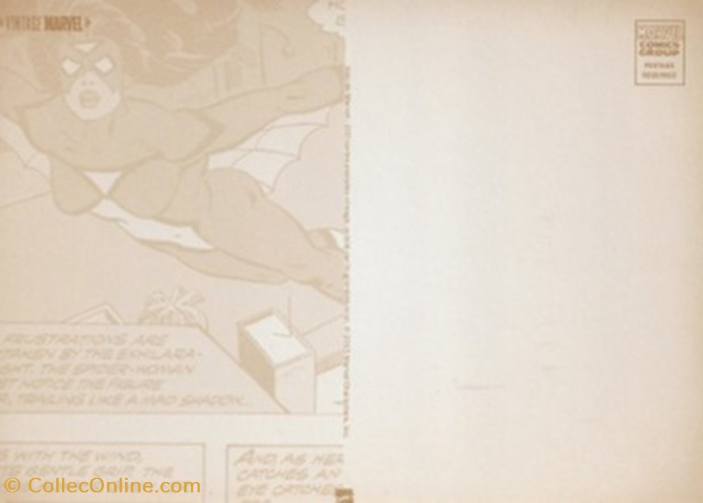 Marvel 2 cartes postales bande dessinee marvel