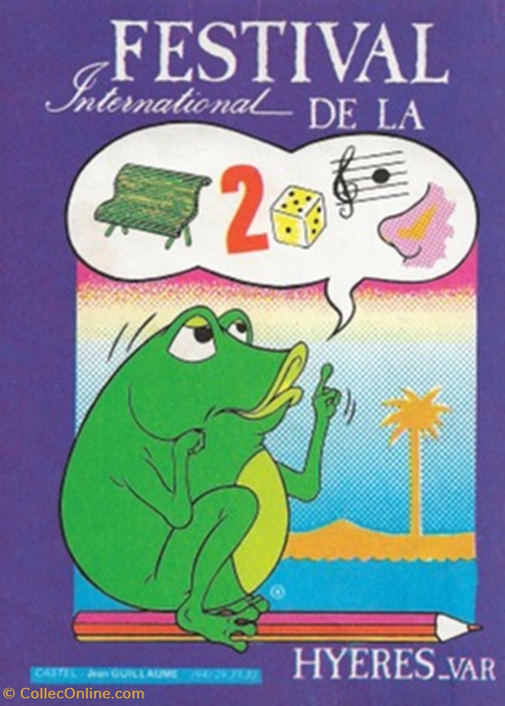 cartes postales bande dessinee hyeres 83 1981