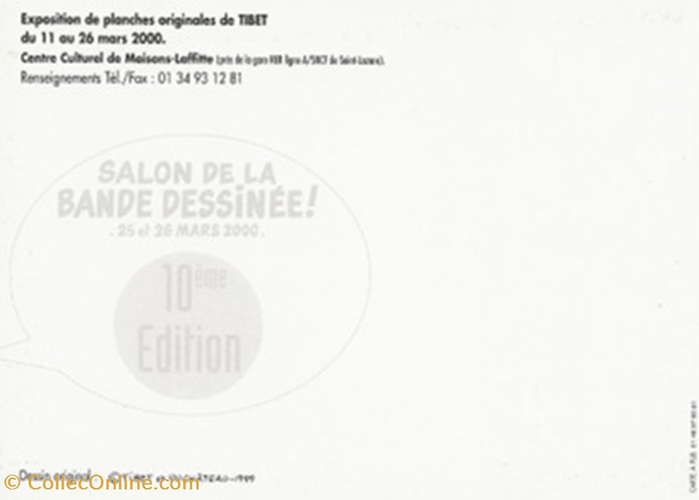 cartes postales bande dessinee maisons laffitte 78 2000