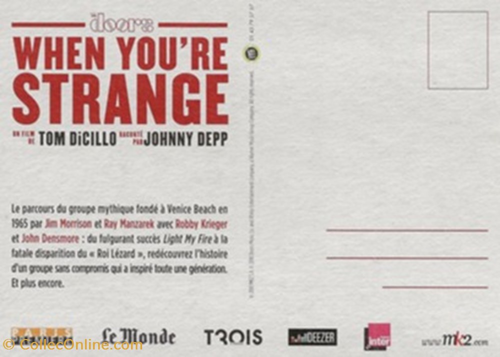 When you're strange cartes postales autres when you re strange