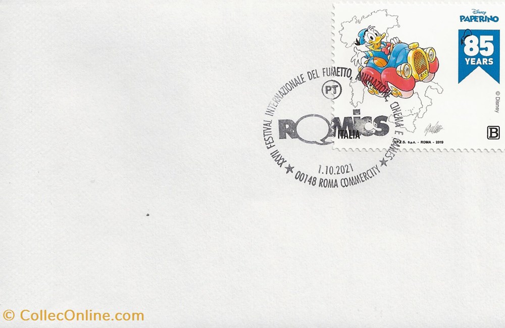 timbres roma italie 2021 festival internazional del fumetto animazione cinema e games xxvii edizione