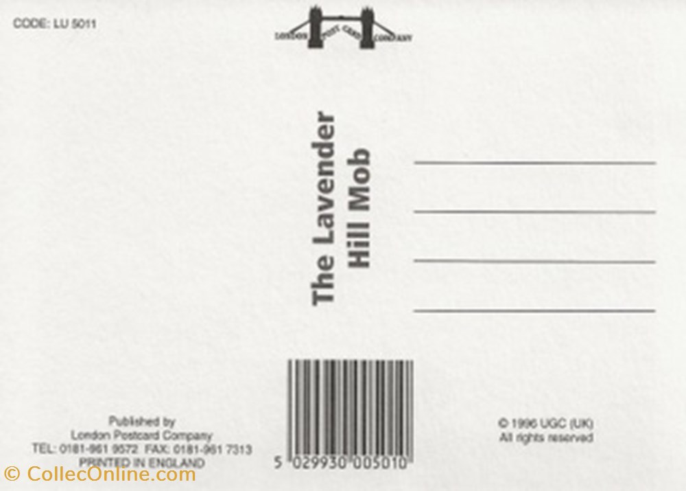 cartes postales autres the lavender hill mob