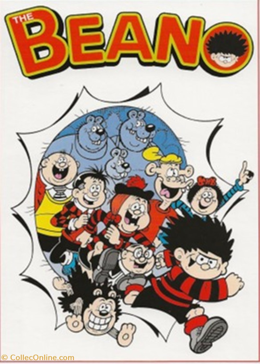 cartes postales bande dessinee dennis la menace