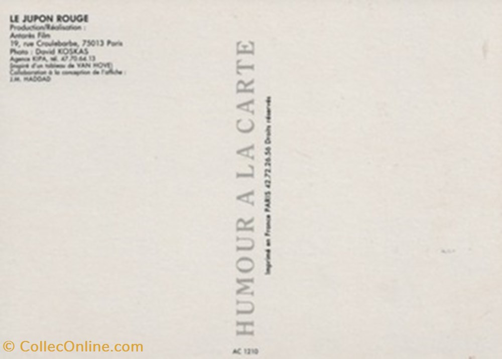 cartes postales autres le jupon rouge